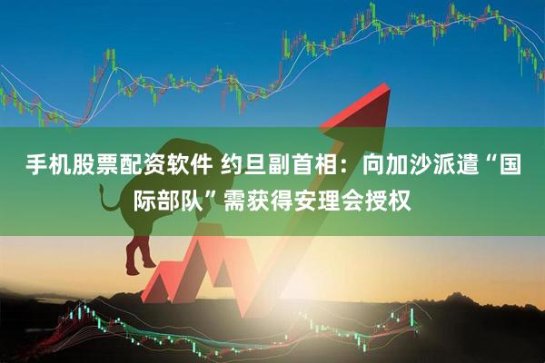 手机股票配资软件 约旦副首相：向加沙派遣“国际部队”需获得安理会授权