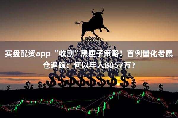 实盘配资app “收割”黑匣子策略！首例量化老鼠仓追踪：何以年入8857万？